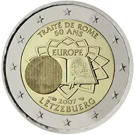 Luxembourg 2 euro (2007) - 50 years treaty of Rome